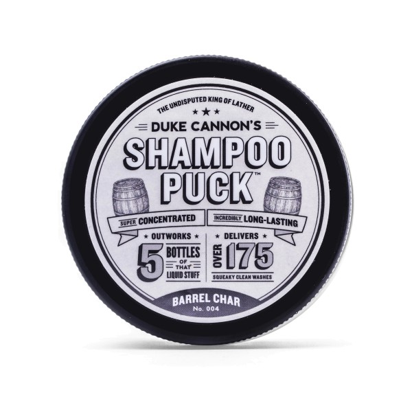 Shampoo Puck Barrel Char Shampooing au charbon DETOX contre les pellicules