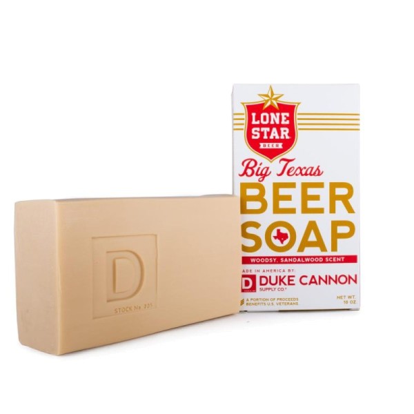 Big Texas beer soap 283g, Körperseife, super mild (CHF 22)
